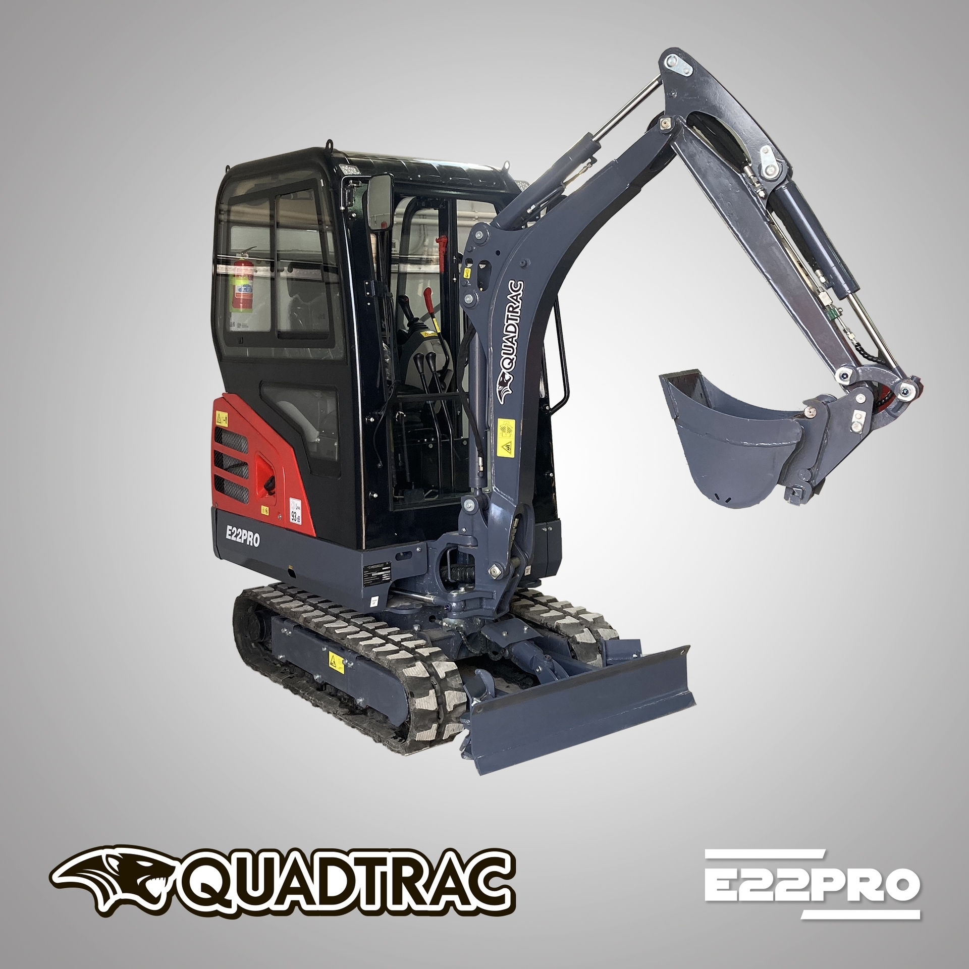 Мини экскаватор QUADTRAC E22PRO CAB - от производителя